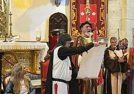 Representación acto de otorgamiento de la 'carta pobla' de la Vila Joiosa