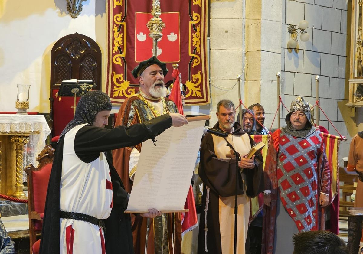 Representación acto de otorgamiento de la 'carta pobla' de la Vila Joiosa