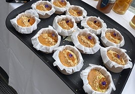 Plato elaborado con nísperos de Callosa d'en Sarrià.