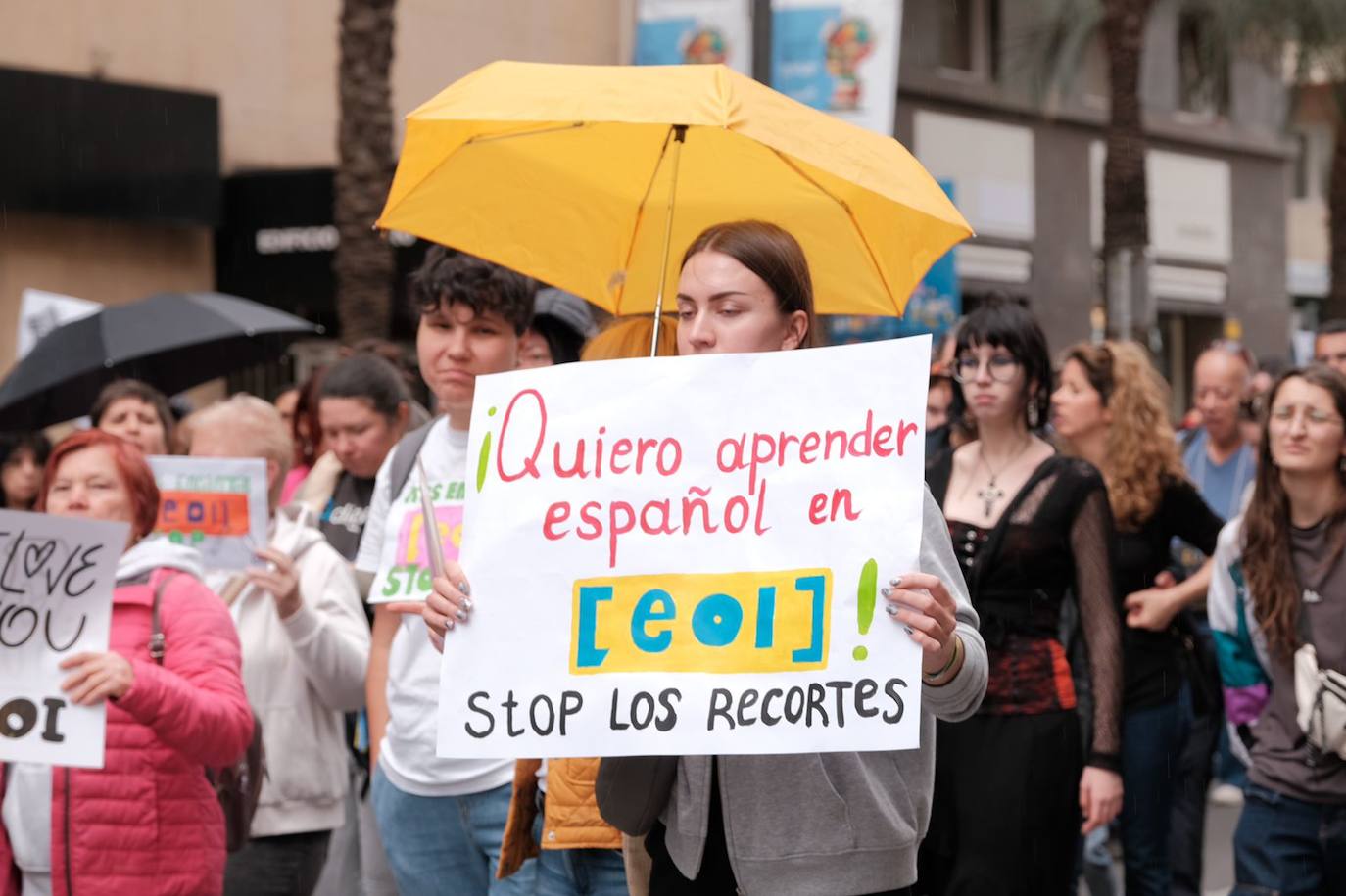 Los trabajadores toman el centro de Alicante