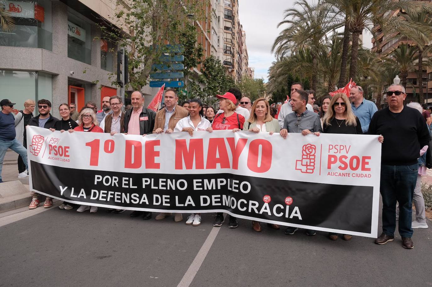 Los trabajadores toman el centro de Alicante