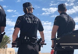 Agentes de la Policía Local de Elche.