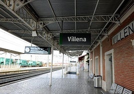 Estación de ferrocarril de Villena.