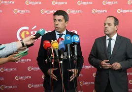 El presidente de la Generalitat Valenciana, Carlos Mazón, en IFA.