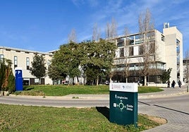 Exteriores del Hospital de Dénia.