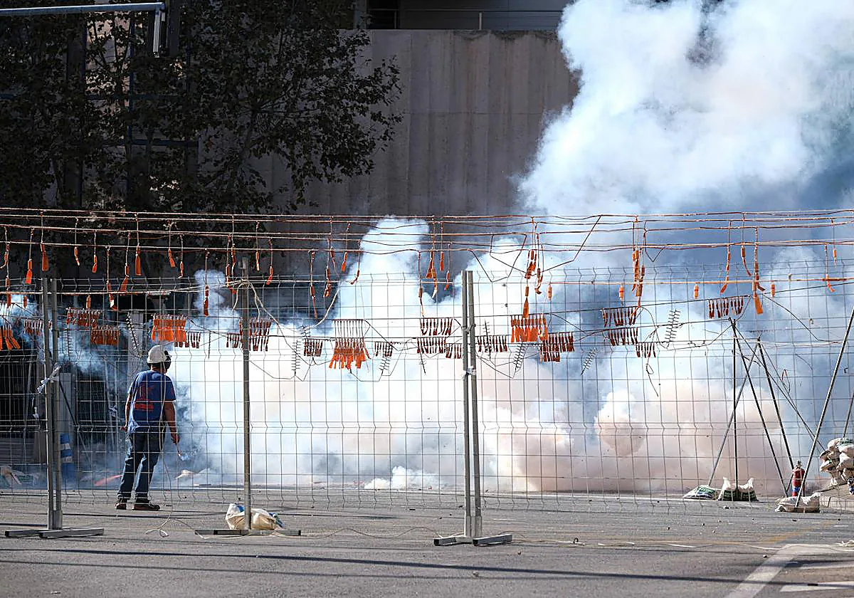 Mascletà del ciclo 'Pòlvora tot l'any'.