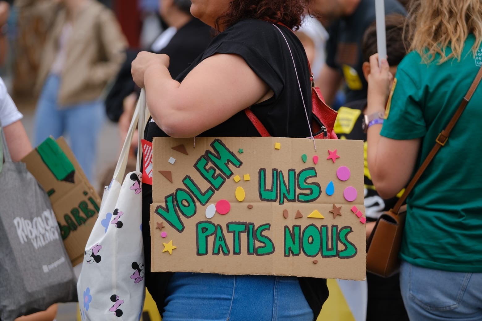 La marea verde toma Alicante en defensa de la educación pública