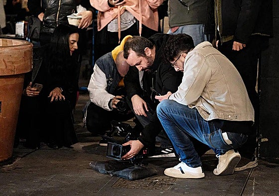 Rodaje de una película en Alicante.