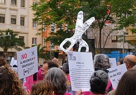 Concentración en Alicante con ocasión de la juelga de educación del pasado 23 de mayo.