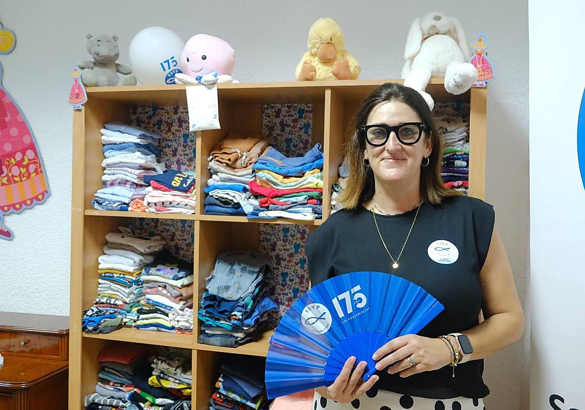 La presidenta de la Sociedad San Vicente de Paúl en Alicante, Julia Alonso