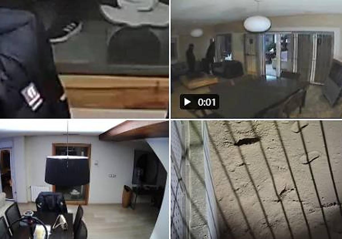 Imágenes del tenso enfrentamiento.