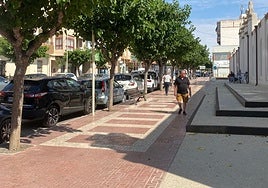 Avenida Carlos Soler, donde se ubicará el mercadillo municipal a partir de julio.