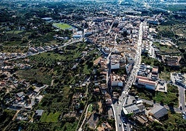 Imagen aérea del casco urbano de l'Alfàs del Pi