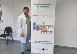 Diego Díez, jefe de zona básica de salud de Cabo Huertas.