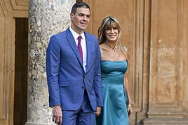 Begoña Gómez junto con Pedro Sánchez.