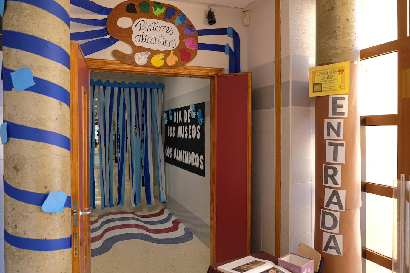 El arte de Gastón Castelló y Eusebio Sempere se reinventa en un colegio de Alicante