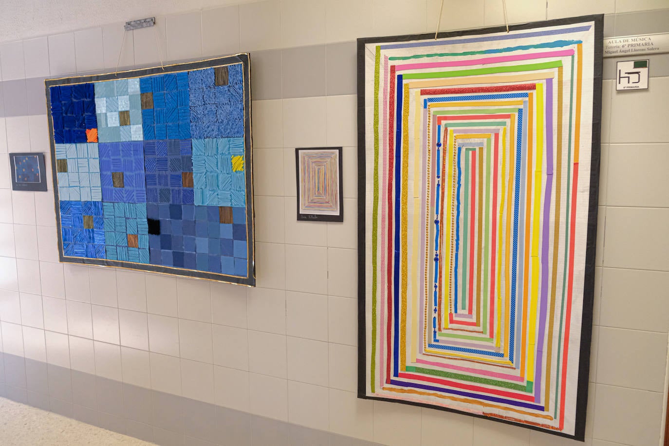 El arte de Gastón Castelló y Eusebio Sempere se reinventa en un colegio de Alicante