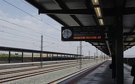Estación de Ave de Villena.