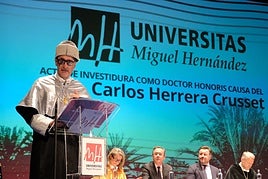 Carlos Herrera, nuevo Doctor Honoris Causa por la UMH