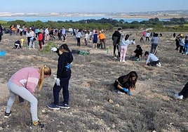 Actividad en el Parque Natural de la Mata-Torrevieja.