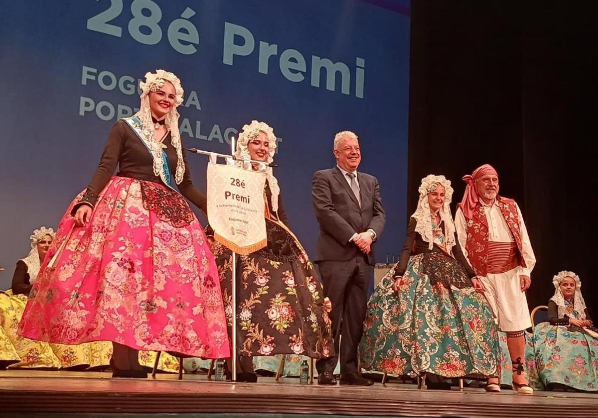 Acto de entrega de premios a los llibrets en valenciano.