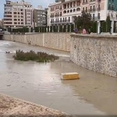El curioso objeto que ha sorprendido a los vecinos de Orihuela flotando en el Segura