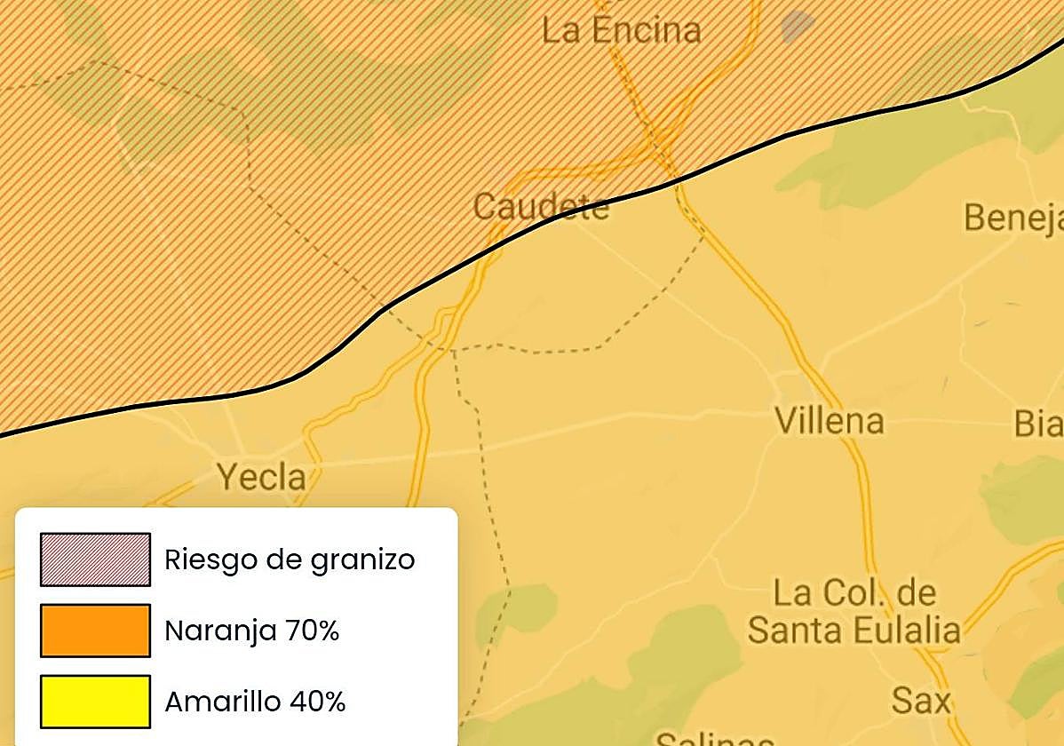 Mapa de los lugares afectados