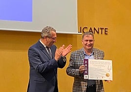 La entraga del premio APSA.