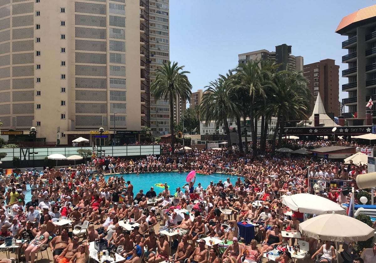 Imagen del Hotel La Marina durante la celebración de un partido en el pasado Mundial de fútbol