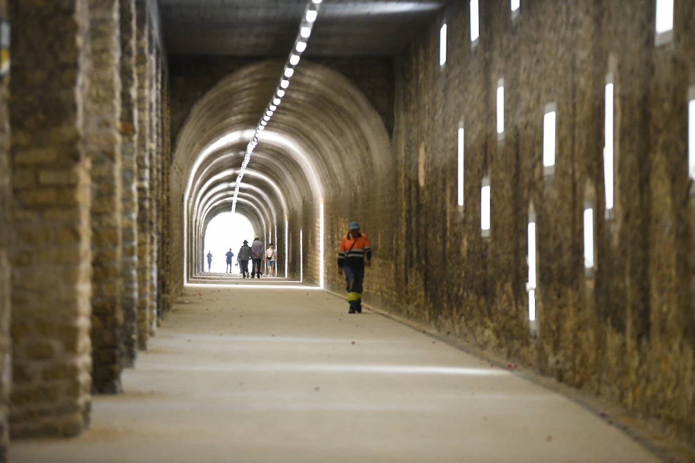 Un paseo por el nuevo verde sobre el mar de Alicante