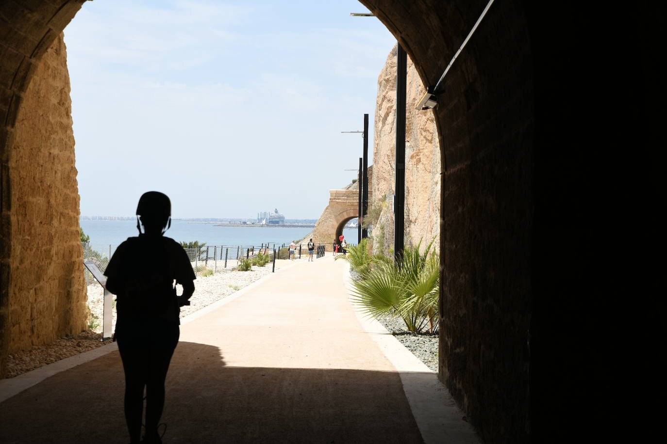 Un paseo por el nuevo verde sobre el mar de Alicante