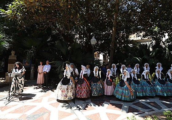 Homenaje al escritor Gabriel Miró.
