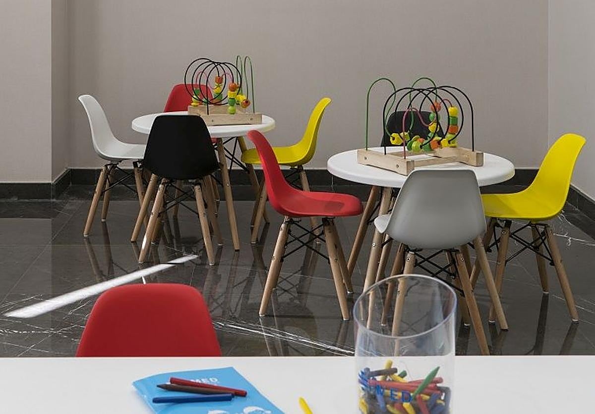 Sala de espera de la Unidad de Pediatría en IMED Hospitales