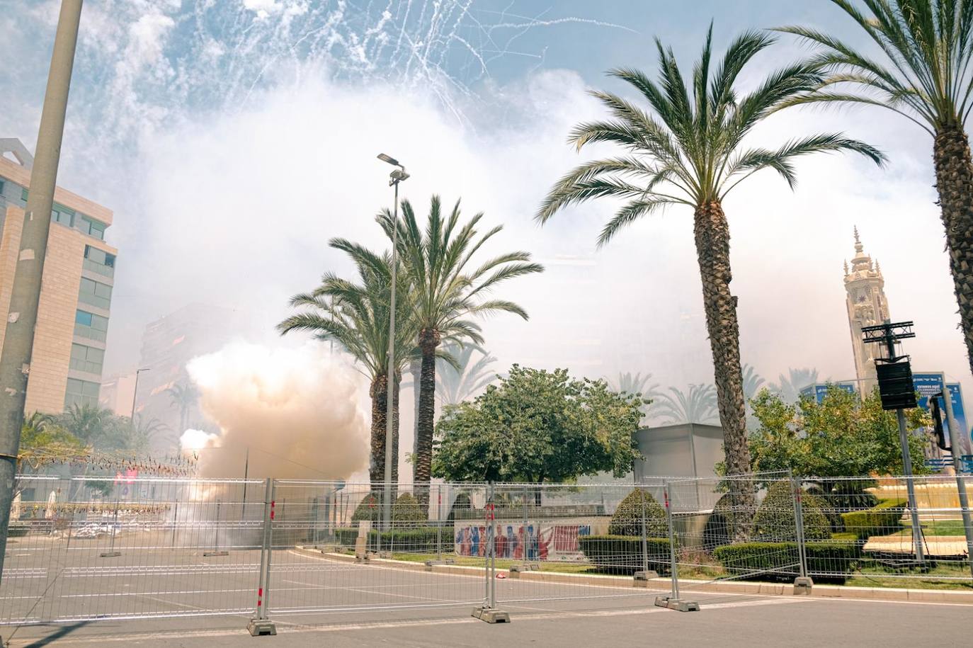 Revive la mascletà del 22 de junio