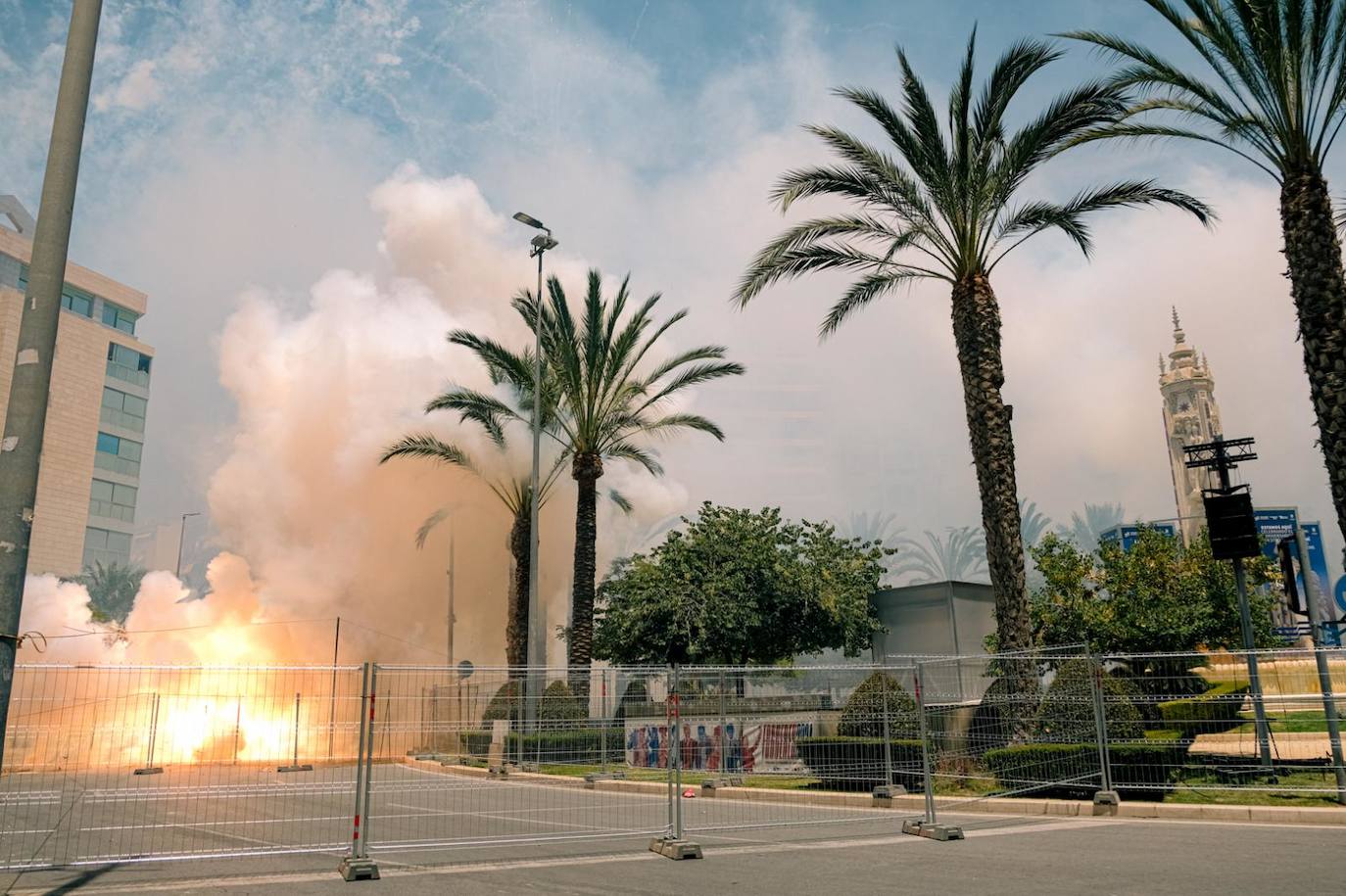 Revive la mascletà del 22 de junio