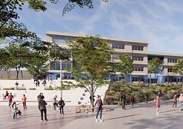 Proyección del futuro IES de Finestrat