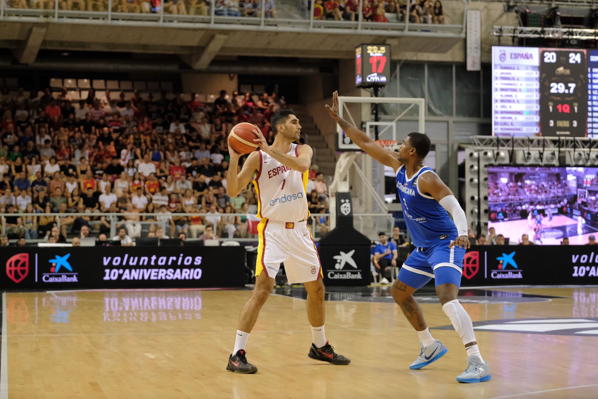 84-74. España vence a la República Dominicana y se prepara para el Preolímpico