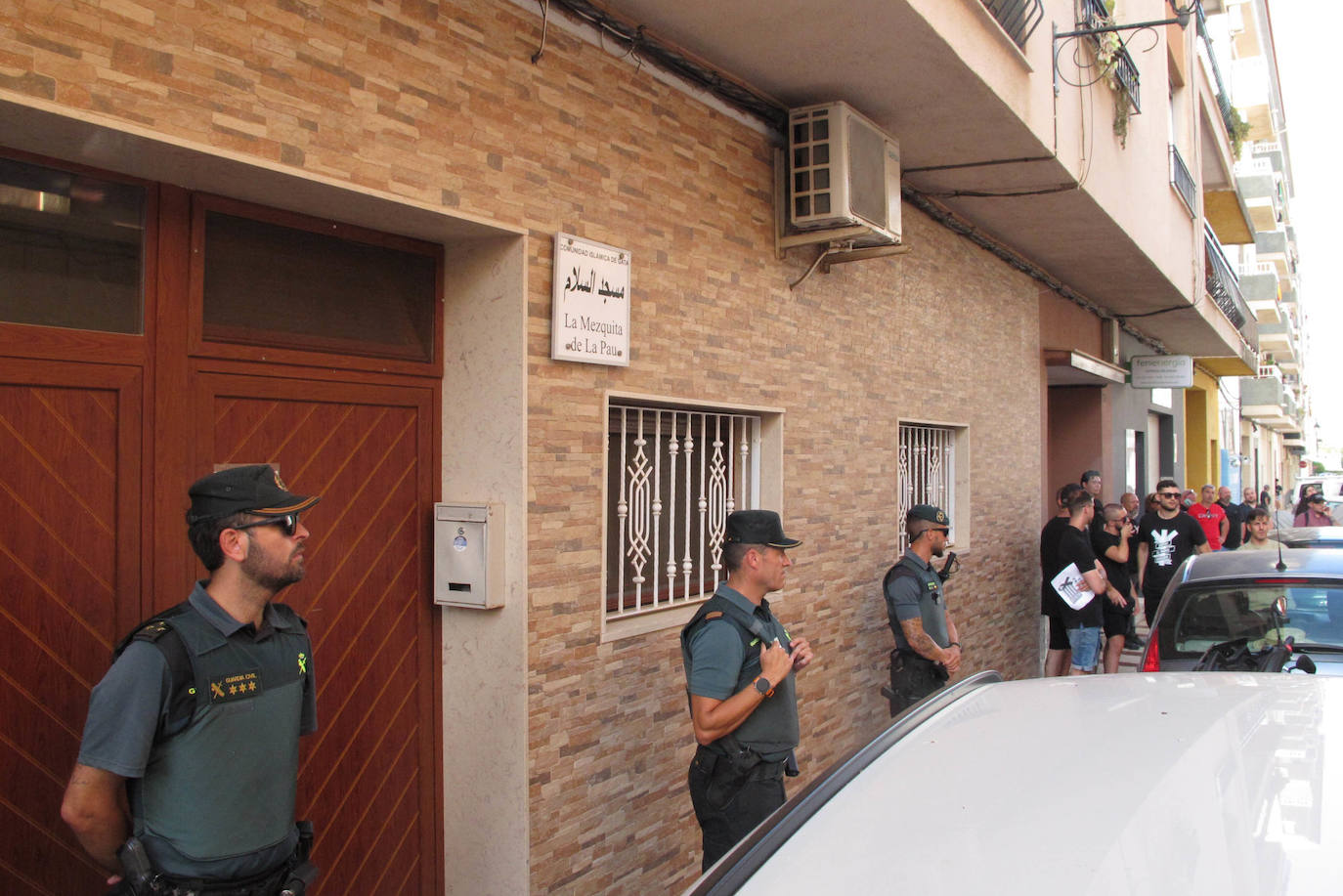 Manifestación de repulsa en Gata de Gorgos por el asesinato de David Lledó