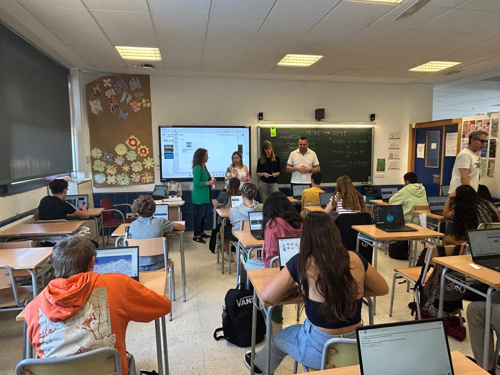 Un aula en un centro educativo de la Comunitat.