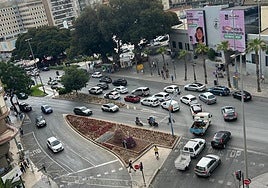 Cruce entre la avenida de la Estación y Salamanca, donde se ha producido el accidente.