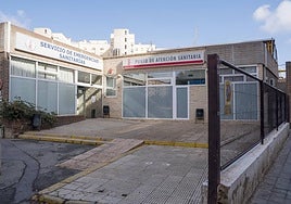 Punto de atención sanitaria en el Hospital General de Alicante.
