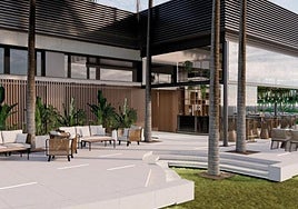 Recreación del futuro aspecto del restaurante.