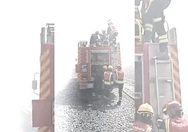 Actuaciones de los bomberos en Xixona.