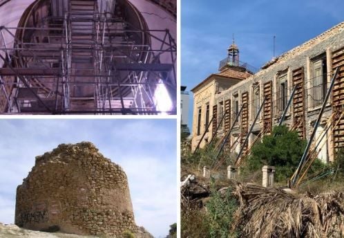 Imagen principal - Patrimonio en ruinas: estas son las 21 joyas arquitectónicas de Alicante en riesgo de desaparecer