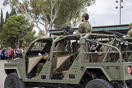 Desfile militar en Alicante.