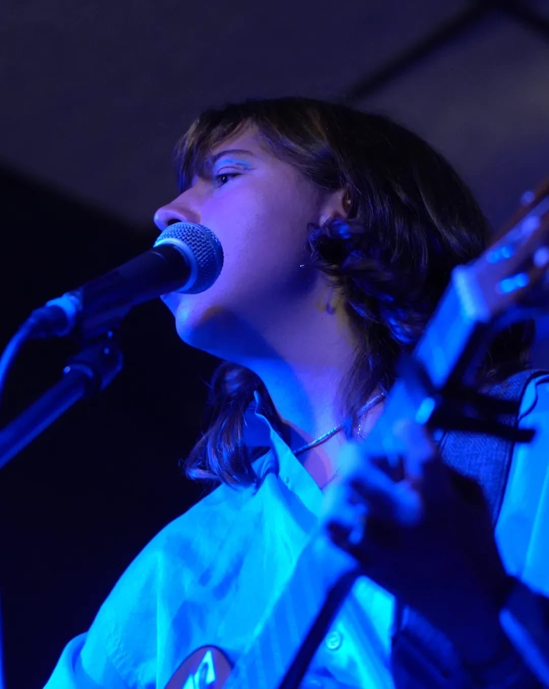 Tere Priore en uno de sus conciertos.