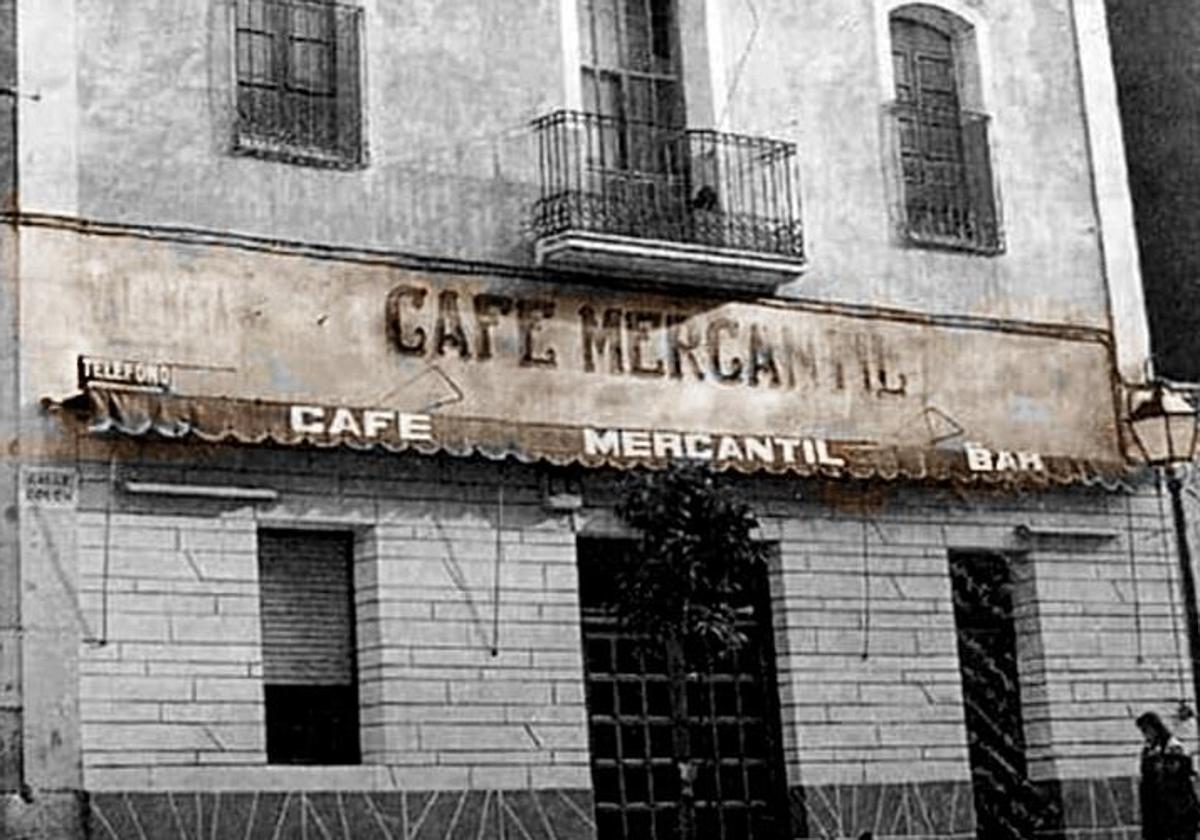 Café El Mercantil de La Vila Joiosa, origen del nardo.