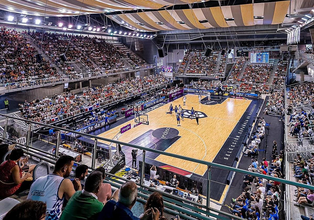 Un partido de del club de baloncesto Lucentum.