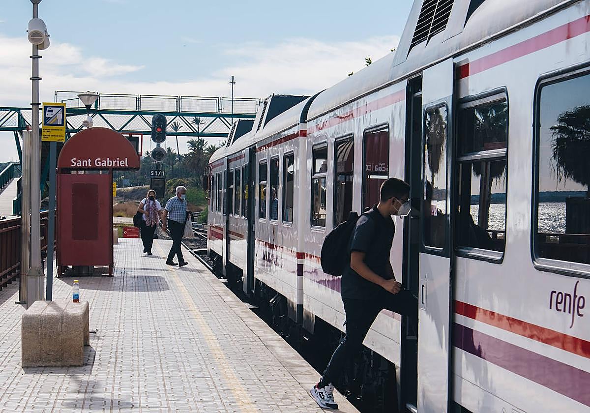 Cercanías en San Gabriel.