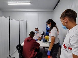 Atención de los migrantes.